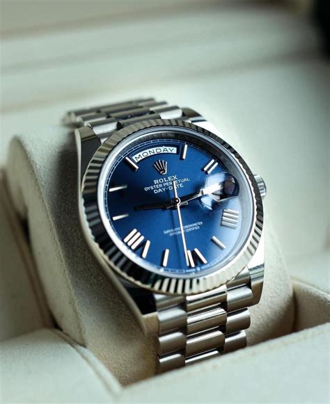 does rolex day date come in stainless steel|Rolex Day-Date on strap.